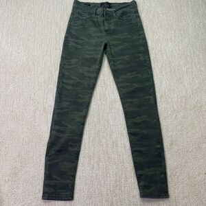 Lucky Brand Brooke Legging Camo Jeans Womens Size 6 / 28‎ Green Camouflage